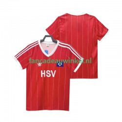 Hamburger SV Wedstrijdshirt met Korting 1983 1984 Retro Uit Heren Korte Mouw