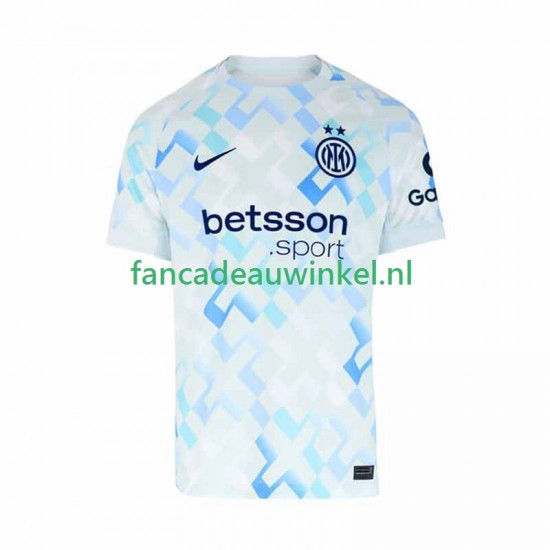 Inter Milan Wedstrijdshirt met Korting Uit Heren 2025-26 Korte Mouw