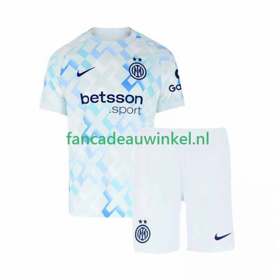 Inter Milan Wedstrijdshirt met Korting Uit Kind 2025-26 Korte Mouw