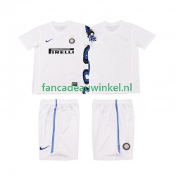 Inter Milan Wedstrijdshirt met Korting Retro Uit Kind 2011 2010 Korte Mouw