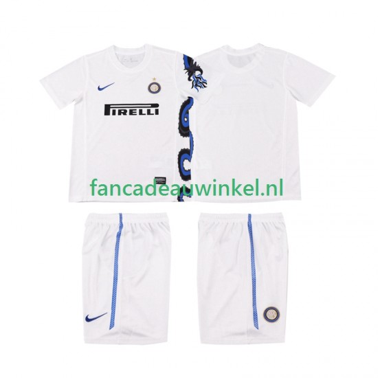 Inter Milan Wedstrijdshirt met Korting Retro Uit Kind 2011 2010 Korte Mouw