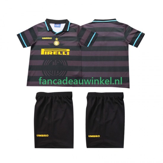 Inter Milan Wedstrijdshirt met Korting 1997 Retro 3rd Kind 1998 Korte Mouw