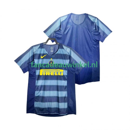 Inter Milan Wedstrijdshirt met Korting 2005 Retro 3rd Heren 2004 Korte Mouw