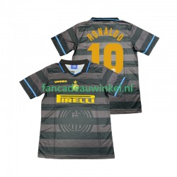 Inter Milan Wedstrijdshirt met Korting Ronaldo 10 1997 Retro 3rd Heren 1998 Korte Mouw