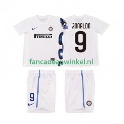 Inter Milan Wedstrijdshirt met Korting Ronaldo 9 Retro Uit Kind 2011 2010 Korte Mouw