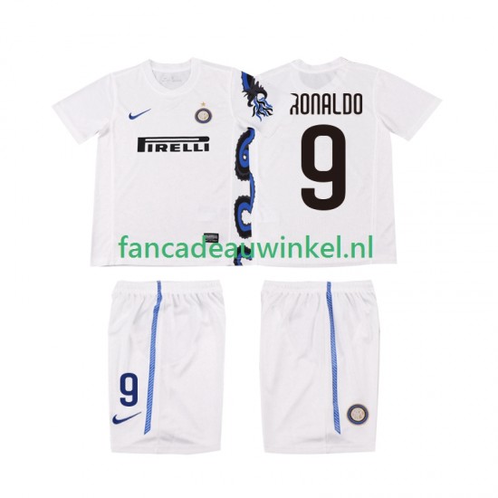 Inter Milan Wedstrijdshirt met Korting Ronaldo 9 Retro Uit Kind 2011 2010 Korte Mouw
