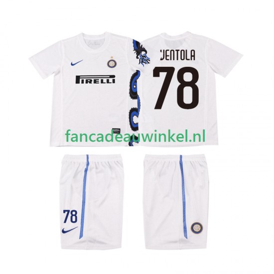 Inter Milan Wedstrijdshirt met Korting VENTOLA 78 Retro Uit Kind 2011 2010 Korte Mouw