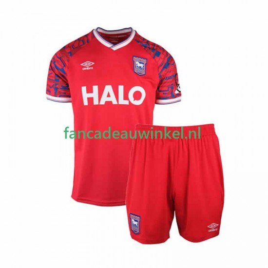 Wedstrijdshirt met Korting Ipswich Town Uit Kind 2025-26 Korte Mouw