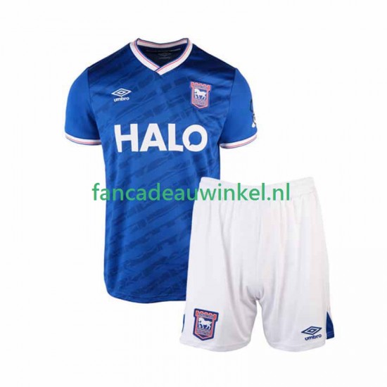 Wedstrijdshirt met Korting Ipswich Town Thuis Kind 2025-26 Korte Mouw