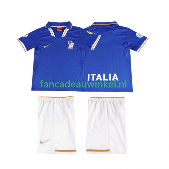 Italië Wedstrijdshirt met Korting 1996 Retro Thuis Kind Korte Mouw