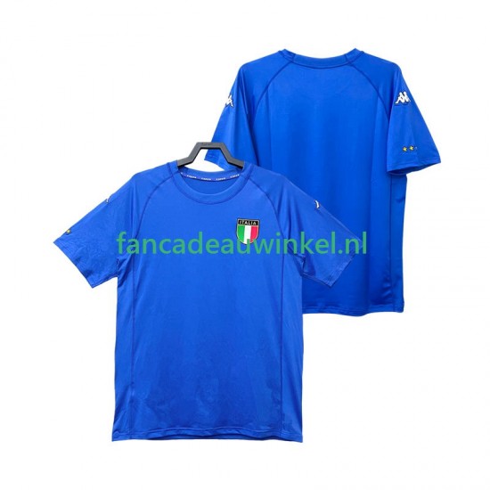 Italië Wedstrijdshirt met Korting 2000 Retro Thuis Heren Korte Mouw
