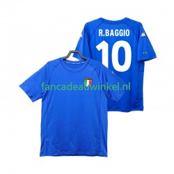 Italië Wedstrijdshirt met Korting Roberto Baggio 10 2000 Retro Thuis Heren Korte Mouw