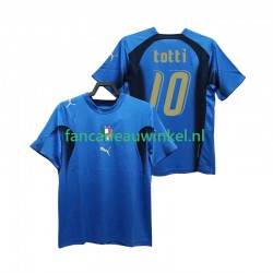 Italië Wedstrijdshirt met Korting Totti 20 Retro Thuis Heren 2006 Korte Mouw