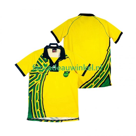 Jamaica Wedstrijdshirt met Korting Retro Thuis Heren 1998 Korte Mouw