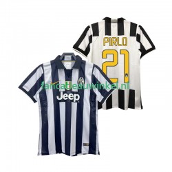 Juventus Wedstrijdshirt met Korting Andrea Pirlo 21 2014 2015 Retro Thuis Heren Korte Mouw