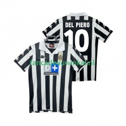 Juventus Wedstrijdshirt met Korting DEL PIERO 10 2000 Retro Thuis Heren 1999 Korte Mouw