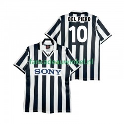 Juventus Wedstrijdshirt met Korting DEL PIERO 10 1995 1996 Retro Thuis Heren Korte Mouw