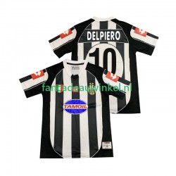 Juventus Wedstrijdshirt met Korting DEL PIERO 10 2003 Retro Thuis Heren 2002 Korte Mouw