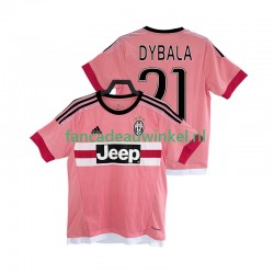 Juventus Wedstrijdshirt met Korting DYBALA 21 2016 2017 Retro Uit Heren Korte Mouw