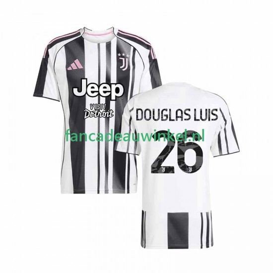 Juventus Wedstrijdshirt met Korting Douglas Luiz 26 Thuis Heren 2025-26 Korte Mouw