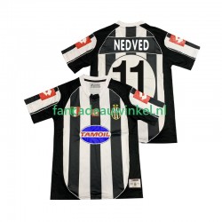 Juventus Wedstrijdshirt met Korting NEDVED 11 2003 Retro Thuis Heren 2002 Korte Mouw