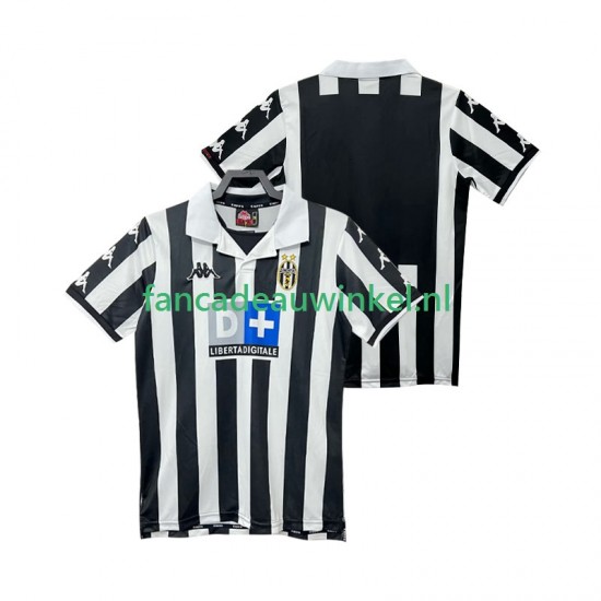 Juventus Wedstrijdshirt met Korting 2000 Retro Thuis Heren 1999 Korte Mouw