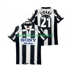 Juventus Wedstrijdshirt met Korting ZIDANE 21 1997 Retro Thuis Heren 1998 Korte Mouw
