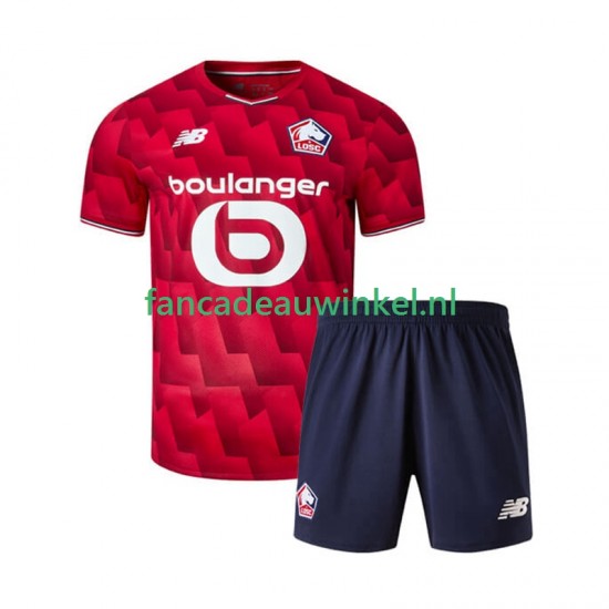 LOSC Lille Wedstrijdshirt met Korting Thuis Kind 2025-26 Korte Mouw