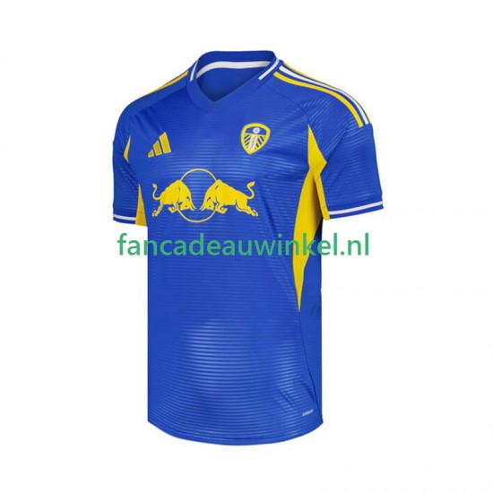 Leeds United Wedstrijdshirt met Korting Uit Heren 2025-26 Korte Mouw