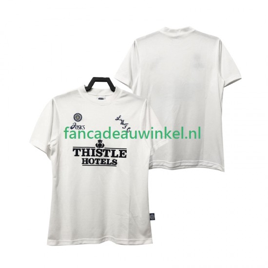 Leeds United Wedstrijdshirt met Korting 1995 1996 Retro Thuis Heren Korte Mouw
