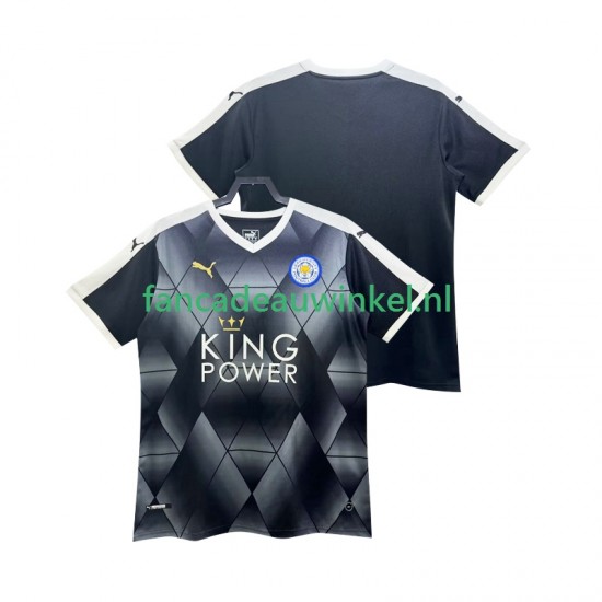 Leicester City Wedstrijdshirt met Korting 2014 2015 Retro Uit Heren Korte Mouw