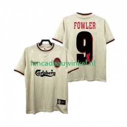 Liverpool Wedstrijdshirt met Korting FOWLER 9 1996 1997 Retro Uit Heren Korte Mouw