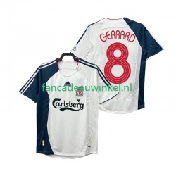 Liverpool Wedstrijdshirt met Korting GERRARD 8 Retro Uit Heren 2008 2006 Korte Mouw