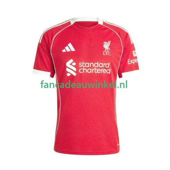 Liverpool Wedstrijdshirt met Korting Thuis Heren 2025-26 Korte Mouw