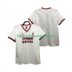 Liverpool Wedstrijdshirt met Korting 1985 1986 Retro Uit Heren Korte Mouw