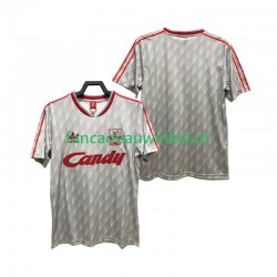 Liverpool Wedstrijdshirt met Korting 1989 1991 Retro Uit Heren Korte Mouw