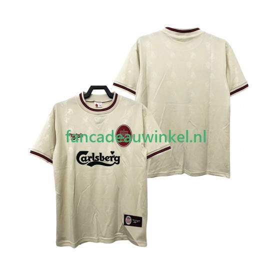 Liverpool Wedstrijdshirt met Korting 1996 1997 Retro Uit Heren Korte Mouw