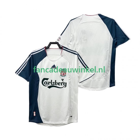Liverpool Wedstrijdshirt met Korting Retro Uit Heren 2008 2006 Korte Mouw