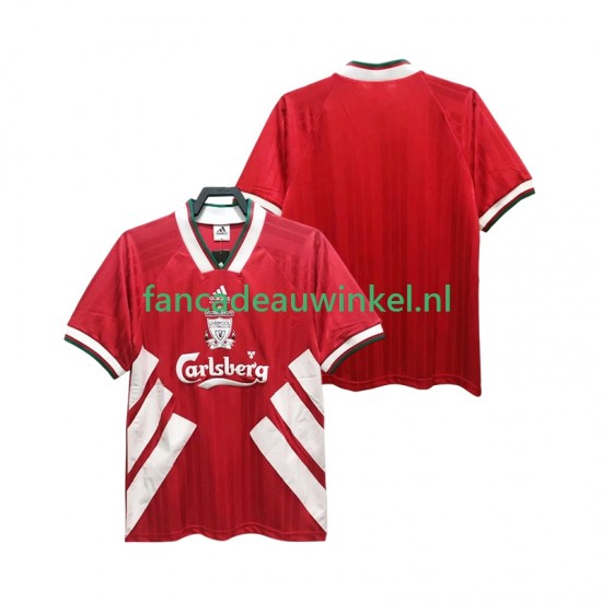 Liverpool Wedstrijdshirt met Korting 1993 1995 Retro Thuis Heren Korte Mouw