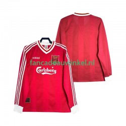 Liverpool Wedstrijdshirt met Korting 1995 1996 Retro Thuis Heren Lange Mouw