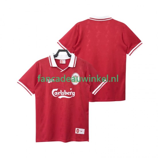 Liverpool Wedstrijdshirt met Korting 1996 Retro Thuis Heren 1998 Korte Mouw