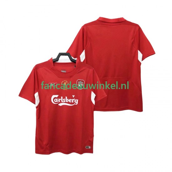 Liverpool Wedstrijdshirt met Korting 2005 Retro Thuis Heren 2004 Korte Mouw