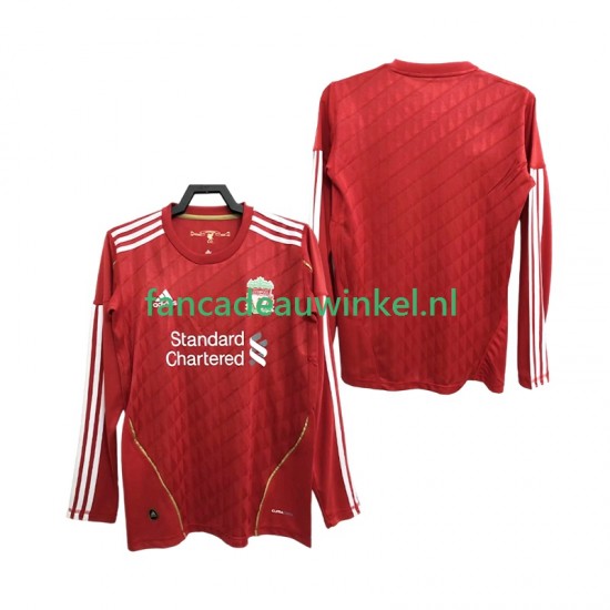 Liverpool Wedstrijdshirt met Korting 2012 Retro Thuis Heren 2010 Lange Mouw