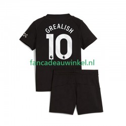Manchester City Wedstrijdshirt met Korting Jack Grealish 10 Uit Kind 2025-26 Korte Mouw