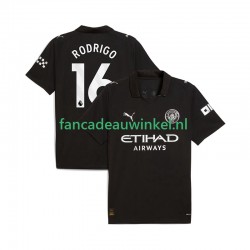 Manchester City Wedstrijdshirt met Korting Rodrigo Hernandez 16 Uit Heren 2025-26 Korte Mouw