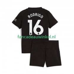 Manchester City Wedstrijdshirt met Korting Rodrigo Hernandez 16 Uit Kind 2025-26 Korte Mouw