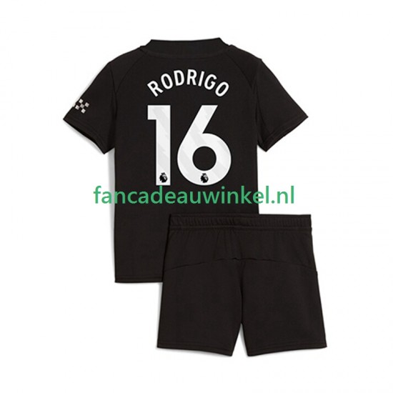 Manchester City Wedstrijdshirt met Korting Rodrigo Hernandez 16 Uit Kind 2025-26 Korte Mouw