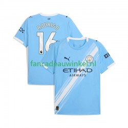 Manchester City Wedstrijdshirt met Korting Rodrigo Hernandez 16 Thuis Heren 2025-26 Korte Mouw
