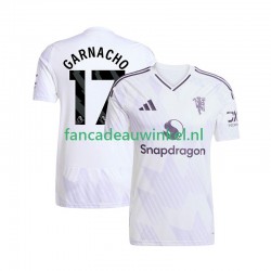 Manchester United Wedstrijdshirt met Korting Alejandro Garnacho 17 Uit Heren 2025-26 Korte Mouw