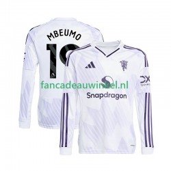 Manchester United Wedstrijdshirt met Korting Bryan Mbeumo 19 Uit Heren 2025-26 Lange Mouw